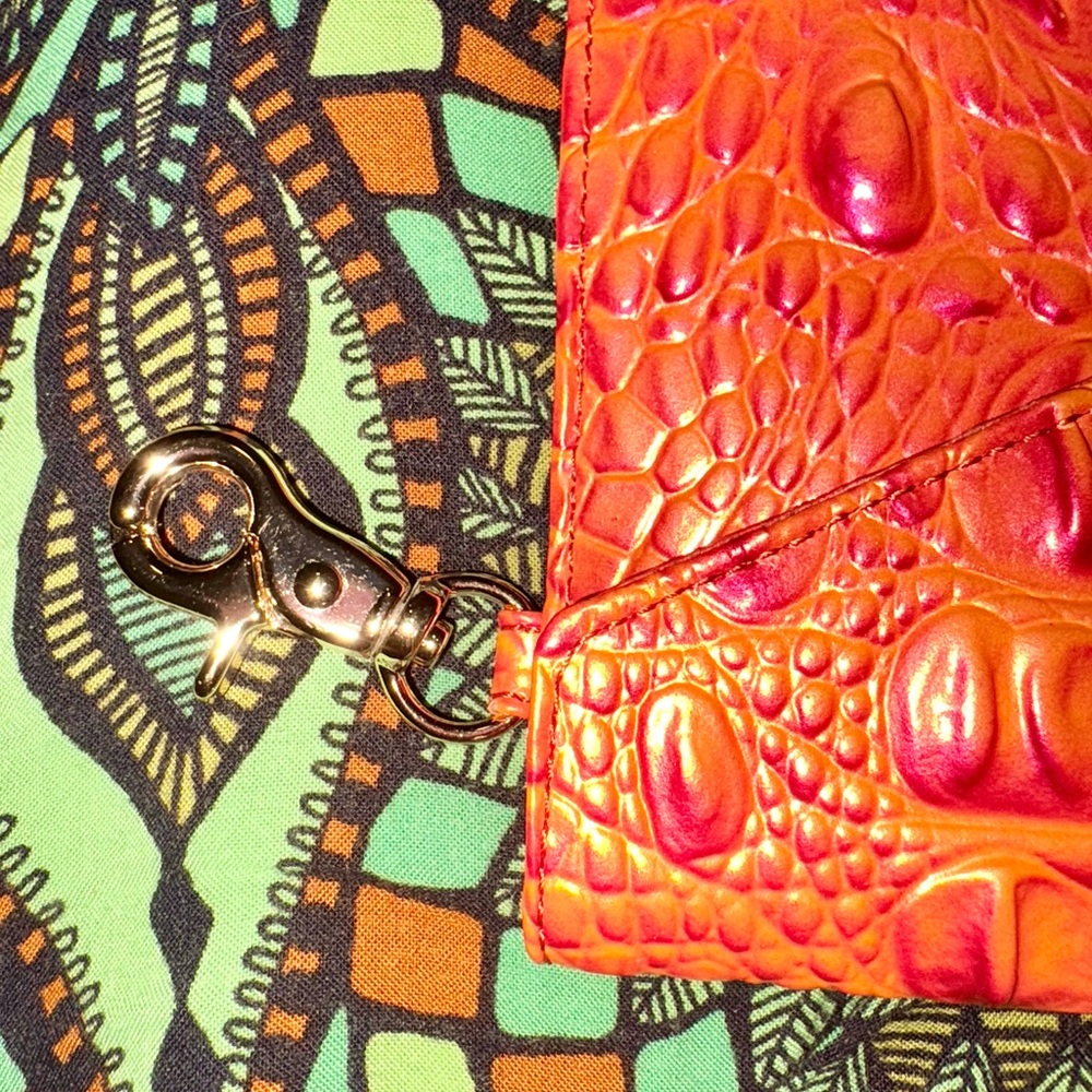 Brahmin Mini Envelope in Dusty Orange - Picture 3 of 6